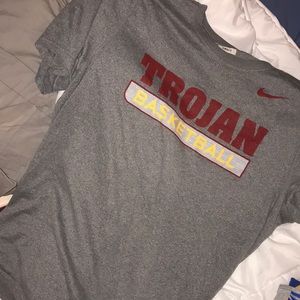 USC BASKETBALL TEAM GEAR NIKE DRI FIT SHIRT